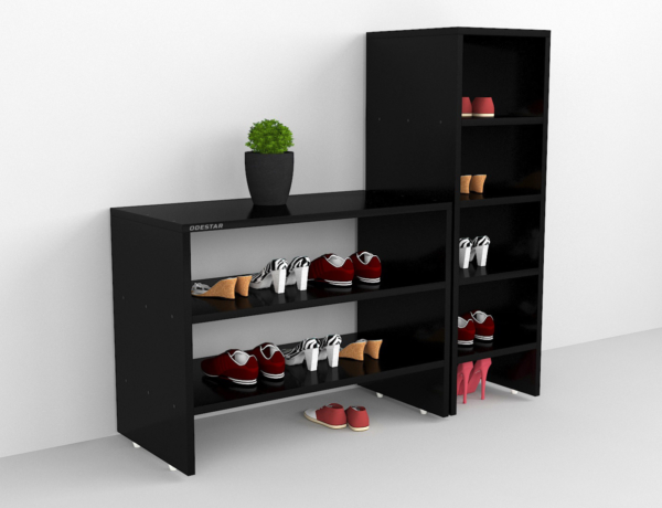 ODESTAR SHOE RACKS3 BLACK - Image 4