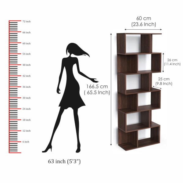 Book Skelves Wenge Model-04 - Image 3